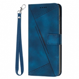 Bescherming Hoesje Motorola Edge 50 Fusion Driehoekig Patroon