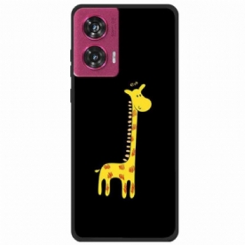 Cover Hoesje Motorola Edge 50 Fusion Telefoonhoesje Girafpatroon