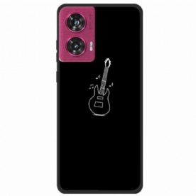 Cover Hoesje Motorola Edge 50 Fusion Telefoonhoesje Viool