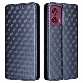 Folio-hoesje Motorola Edge 50 Fusion 3d-diamanten Bescherming Hoesje