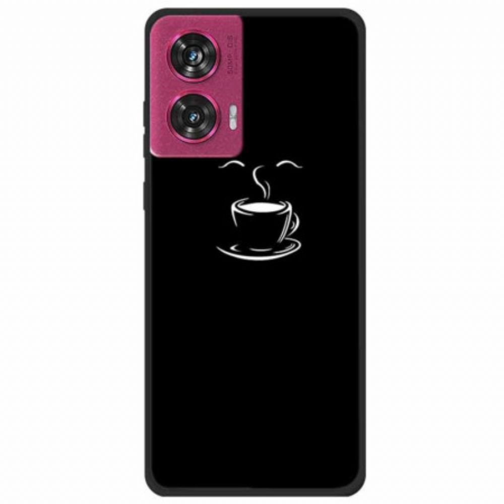 Hoesje Voor Motorola Edge 50 Fusion Koffie