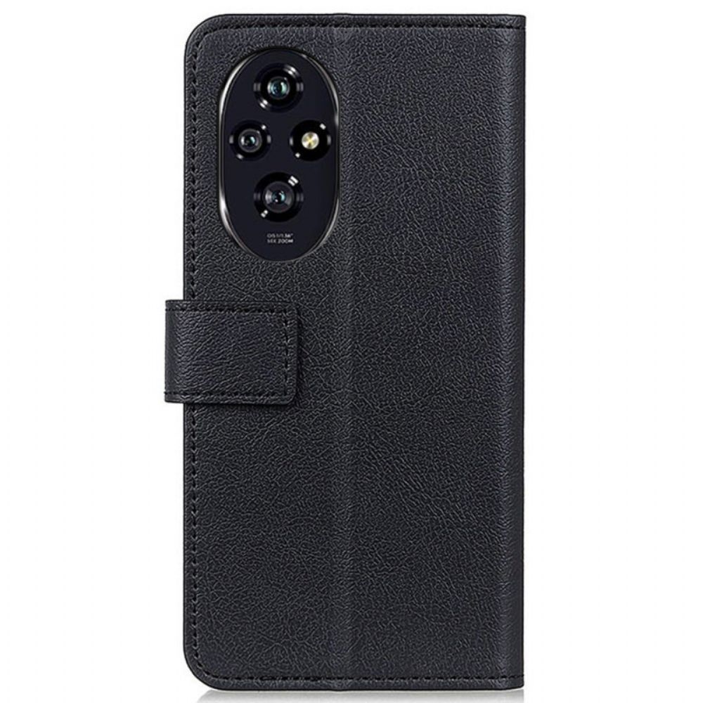 Flip Case Leren Honor 200 Klassiek