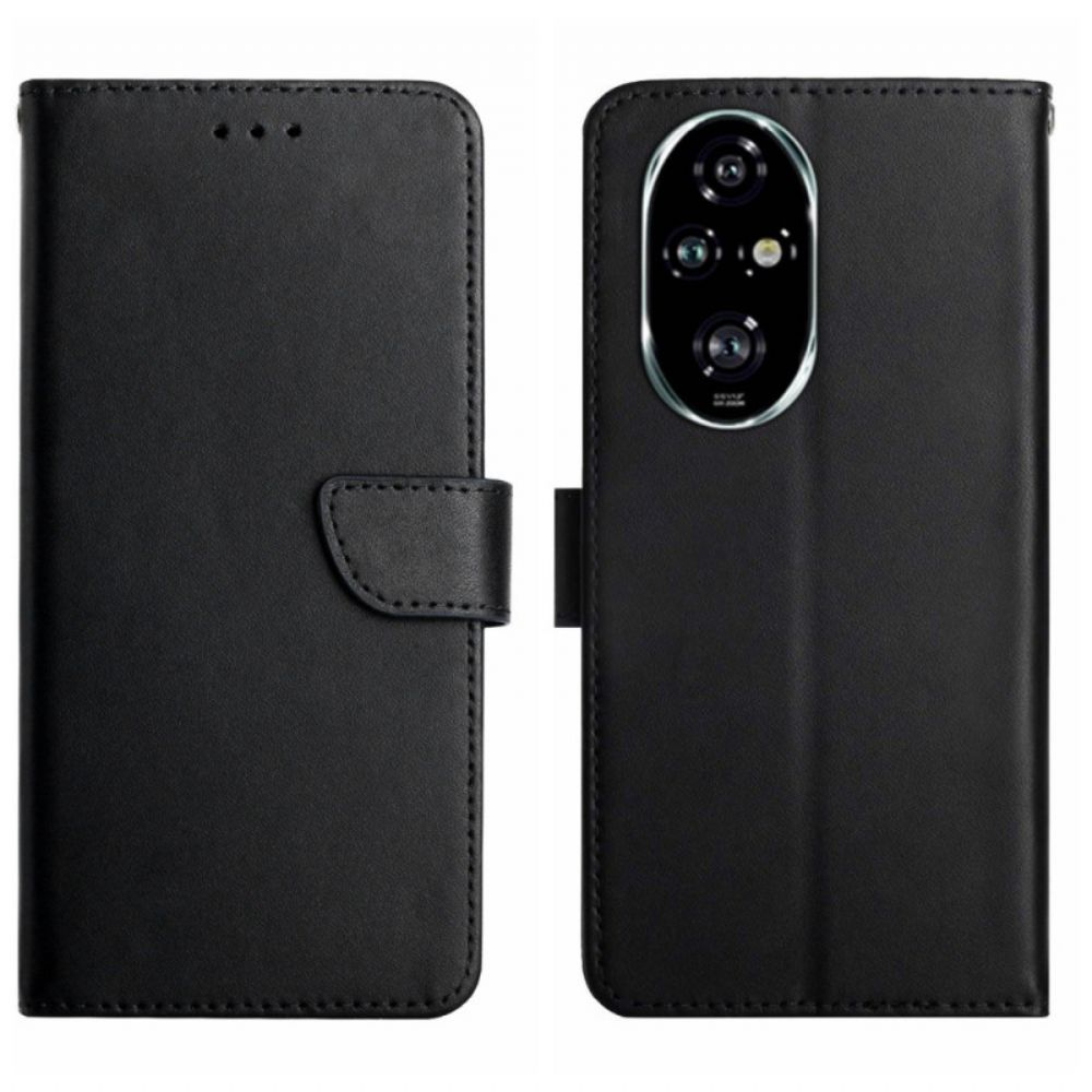 Flip Case Leren Honor 200 Nappaleer