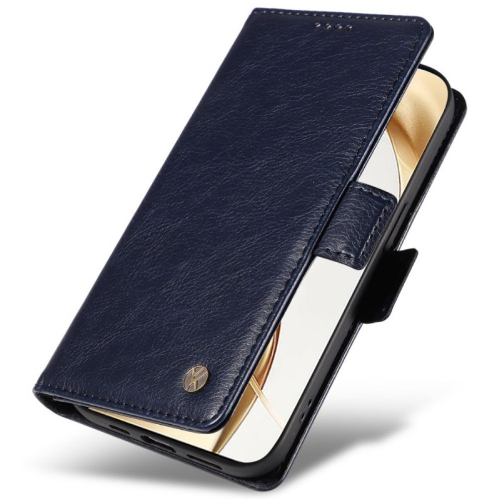 Flip Case Leren Honor 200 Vintage Yikatu