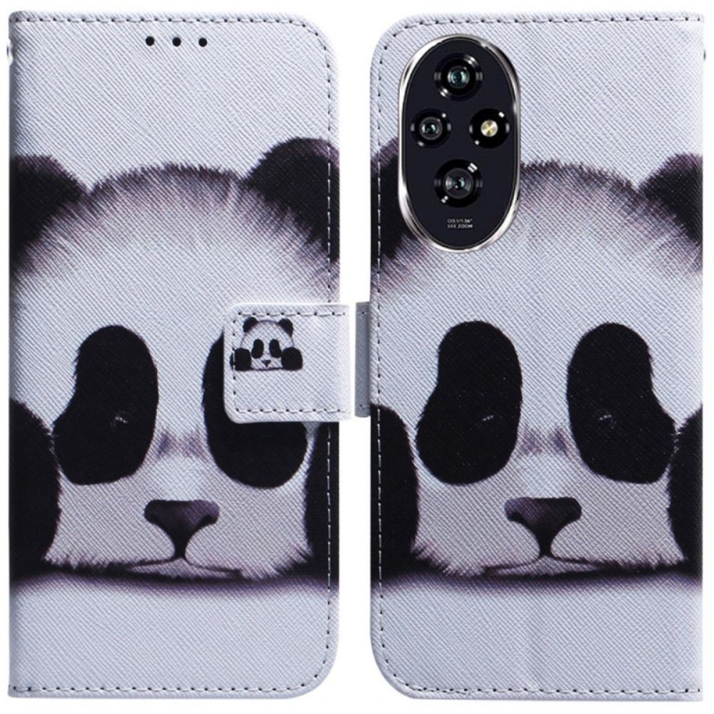 Folio-hoesje Honor 200 Telefoonhoesje Panda