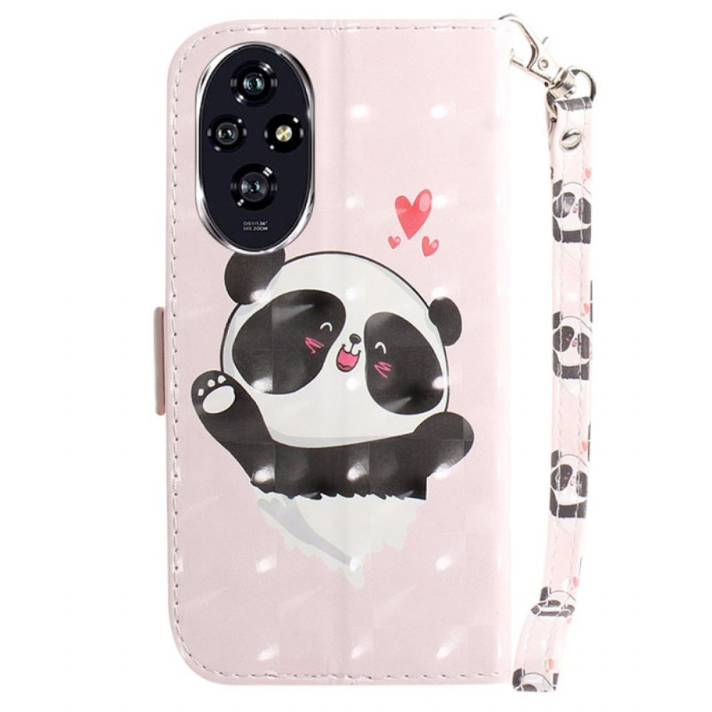 Leren Hoesje Honor 200 Pandaliefde