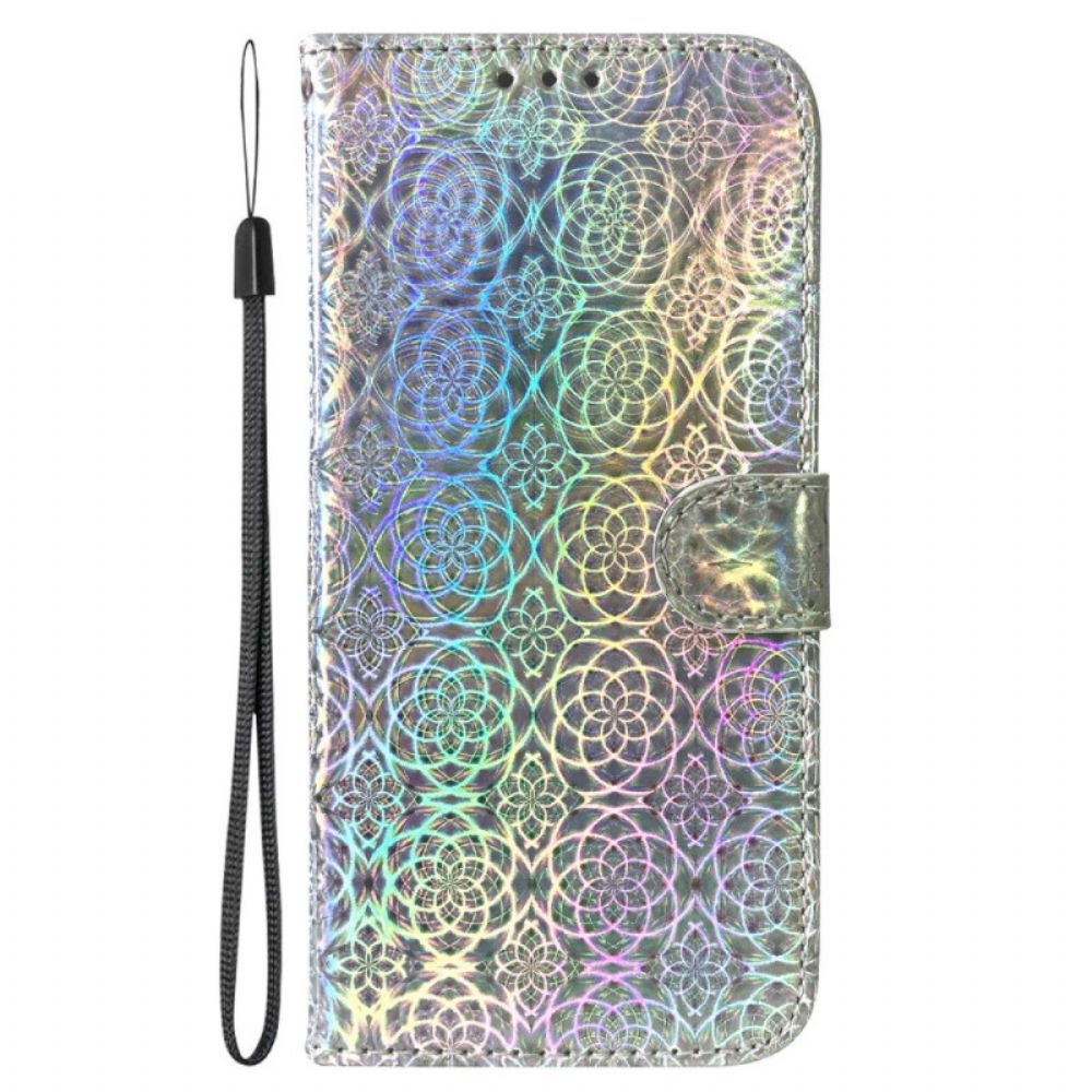 Leren Hoesje Voor Honor 200 Discostijl Met Bandjes