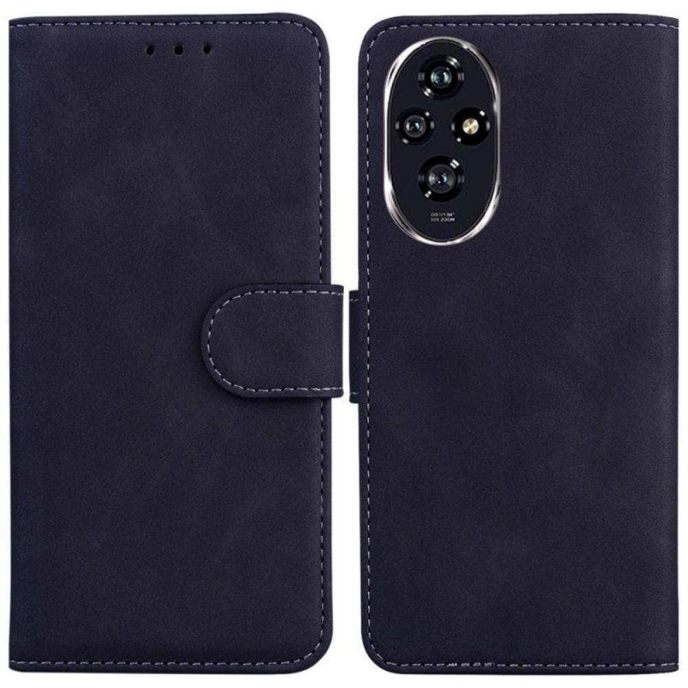 Leren Hoesje Voor Honor 200 Suède-effect