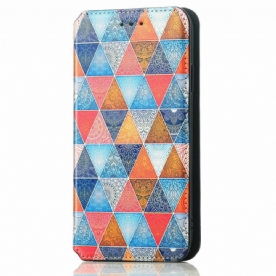 Bescherming Hoesje voor iPhone 13 Folio-hoesje Artistieke Rfid