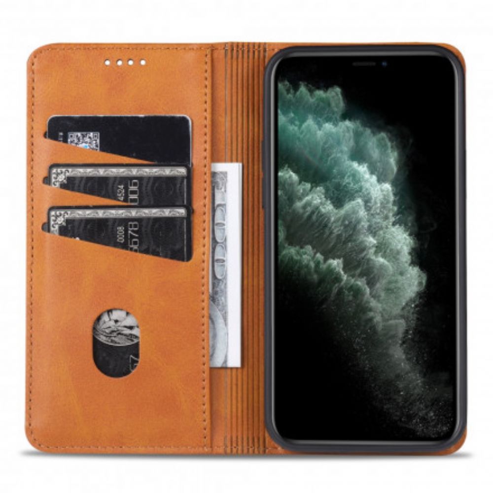 Bescherming Hoesje voor iPhone 13 Folio-hoesje Azns Lederen Stijl