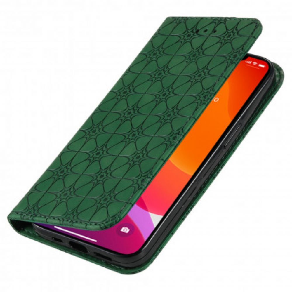 Bescherming Hoesje voor iPhone 13 Folio-hoesje Barokke Bloemen