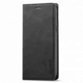 Bescherming Hoesje voor iPhone 13 Folio-hoesje Lc.imeeke Leereffect