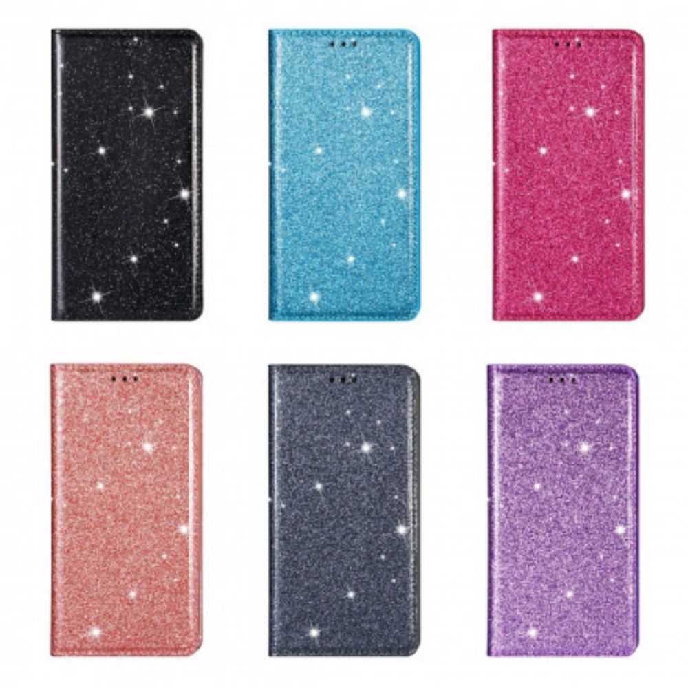 Bescherming Hoesje voor iPhone 13 Folio-hoesje Paillettenstijl