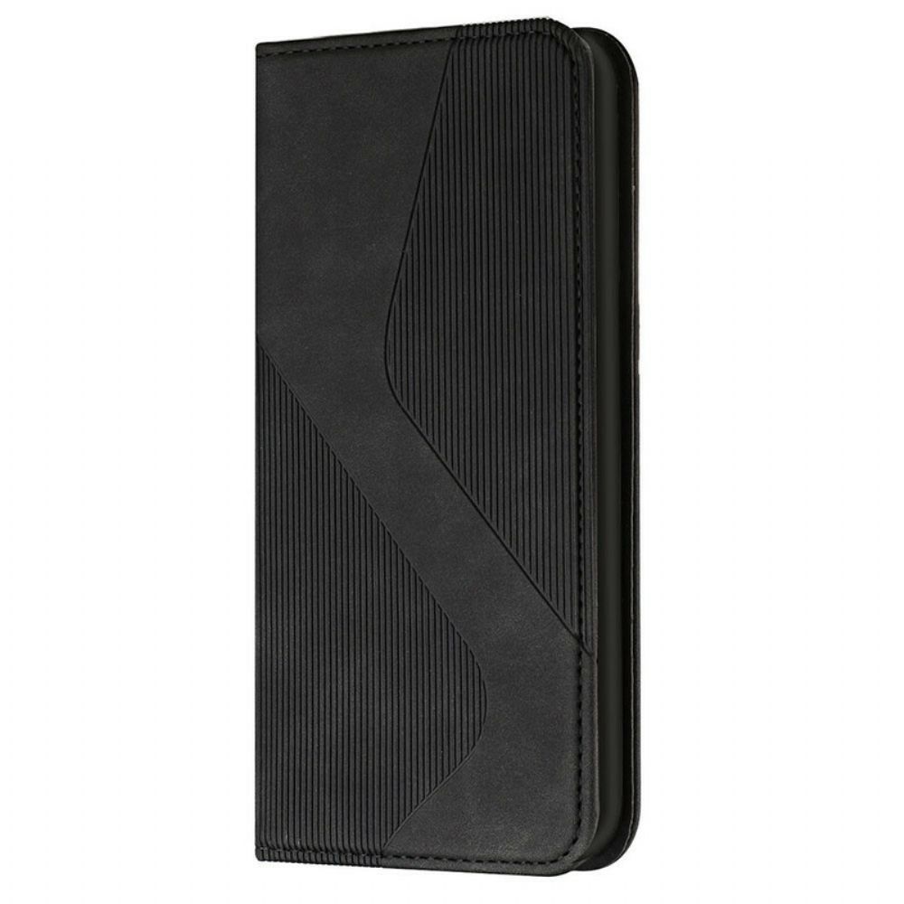 Bescherming Hoesje voor iPhone 13 Folio-hoesje S-design Lederen Stijl