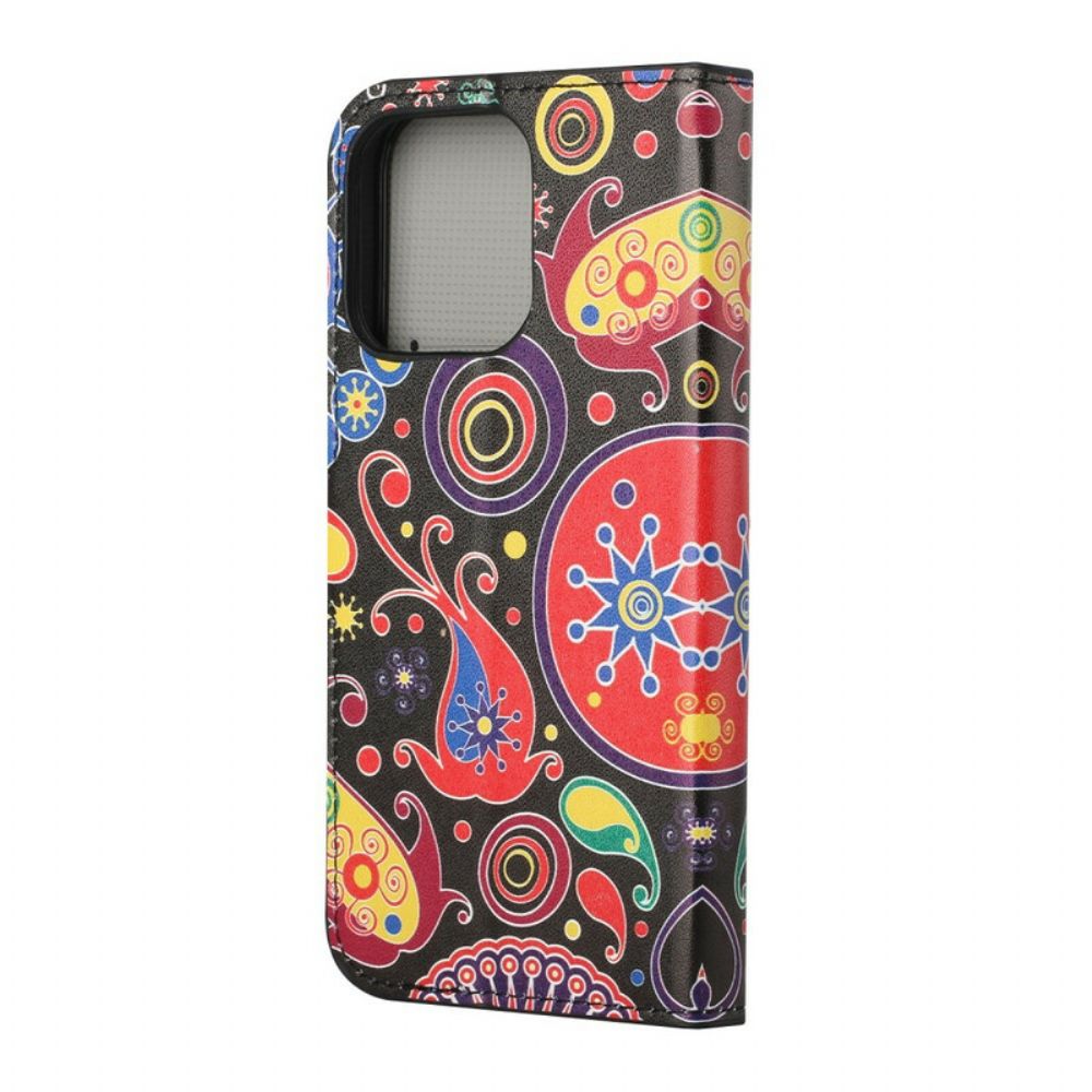 Flip Case voor iPhone 13 Galaxy-ontwerp