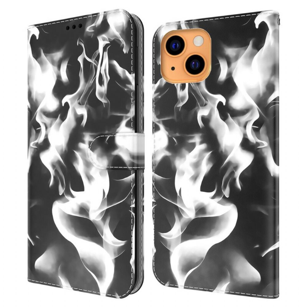 Folio-hoesje voor iPhone 13 Abstract Patroon