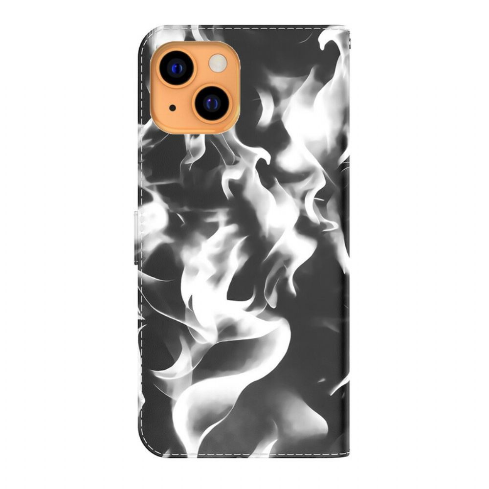 Folio-hoesje voor iPhone 13 Abstract Patroon