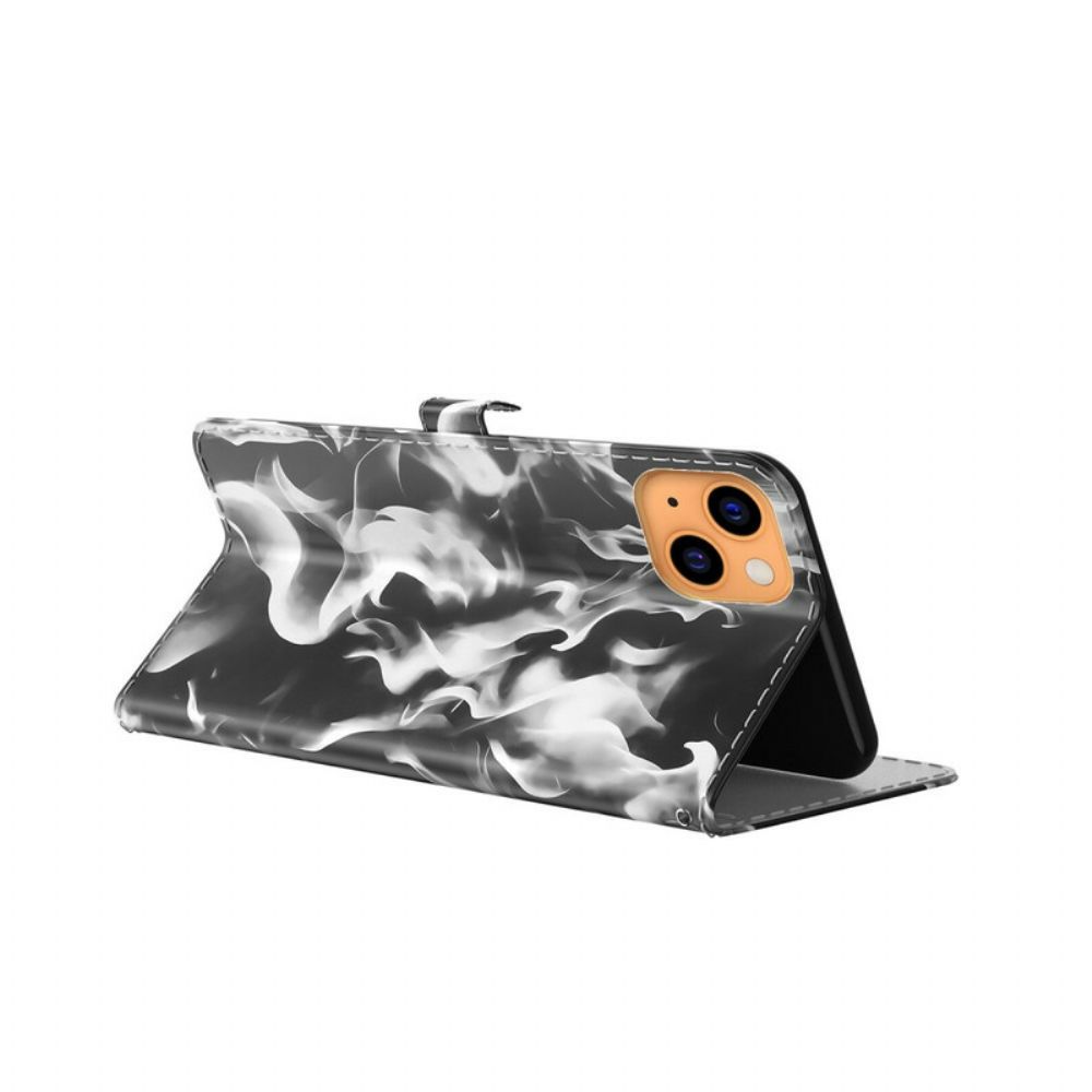 Folio-hoesje voor iPhone 13 Abstract Patroon