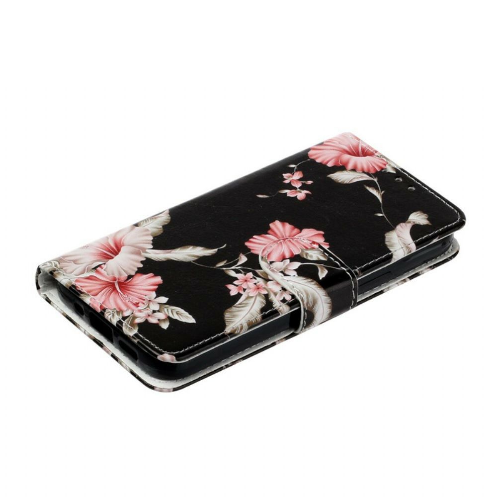 Folio-hoesje voor iPhone 13 Bloemen Ontdekking