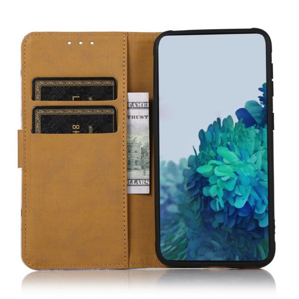 Folio-hoesje voor iPhone 13 Eiffeltoren Van De Dichter