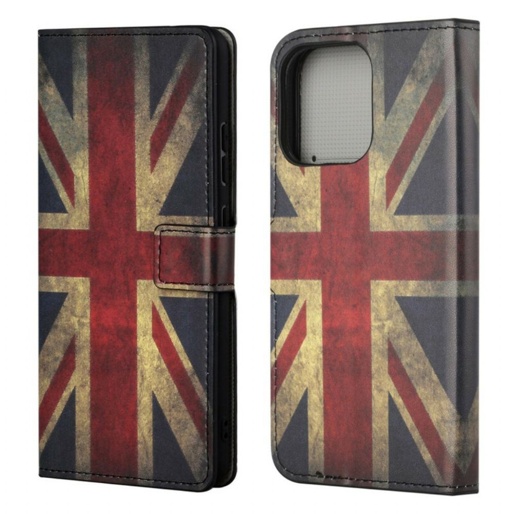 Folio-hoesje voor iPhone 13 Engeland Vlag