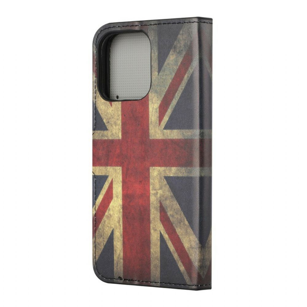 Folio-hoesje voor iPhone 13 Engeland Vlag