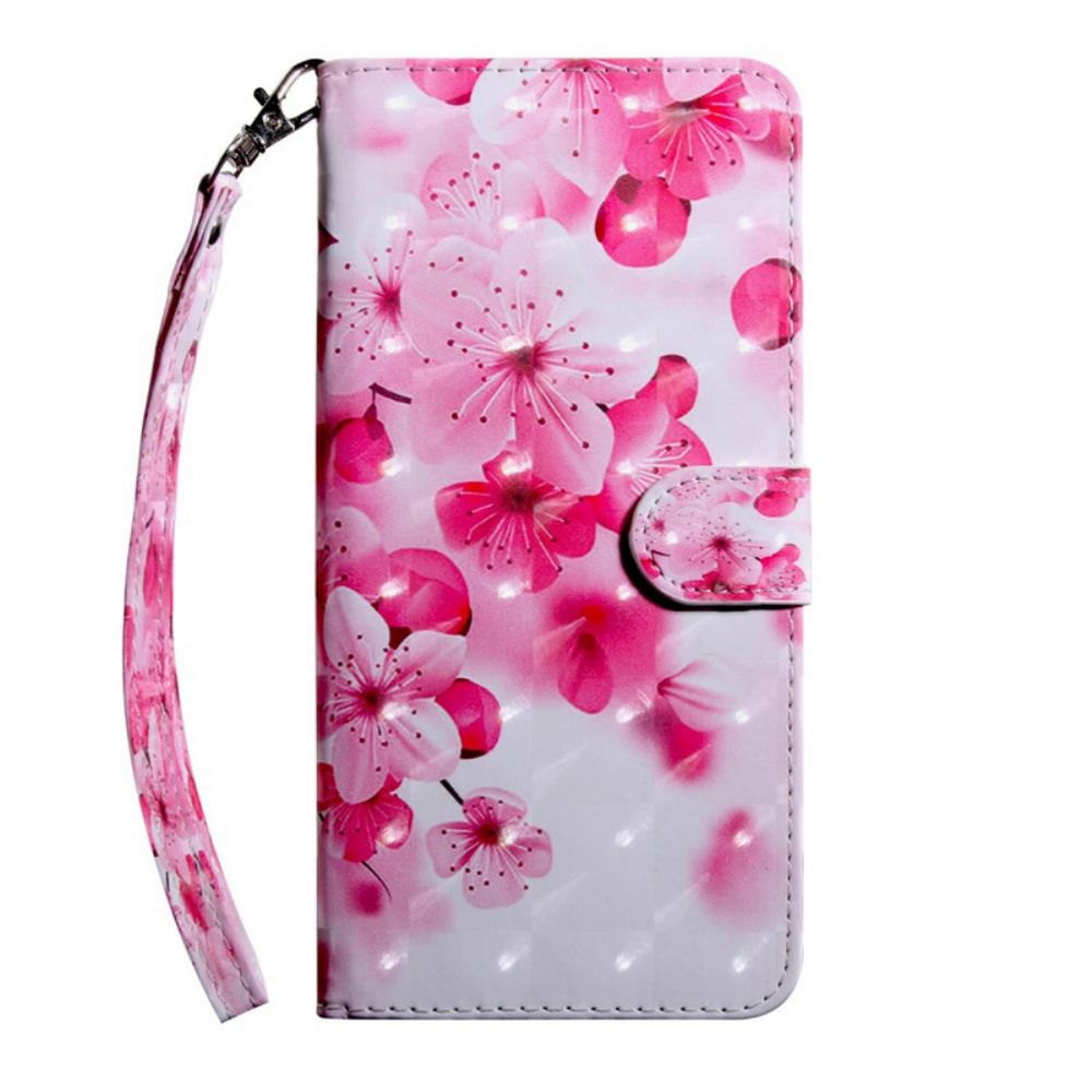 Folio-hoesje voor iPhone 13 Lichtvlek Bloemen Bloesem