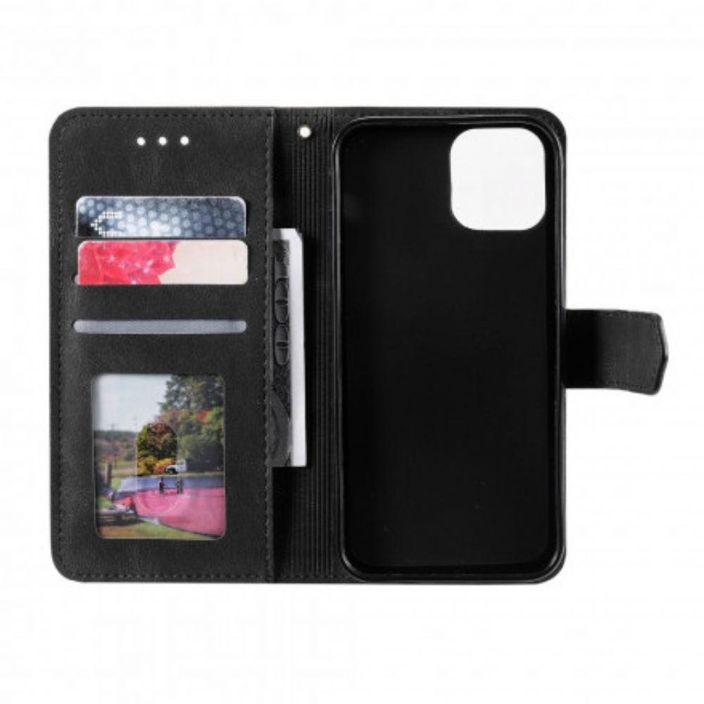 Folio-hoesje voor iPhone 13 Skin-touch-naden