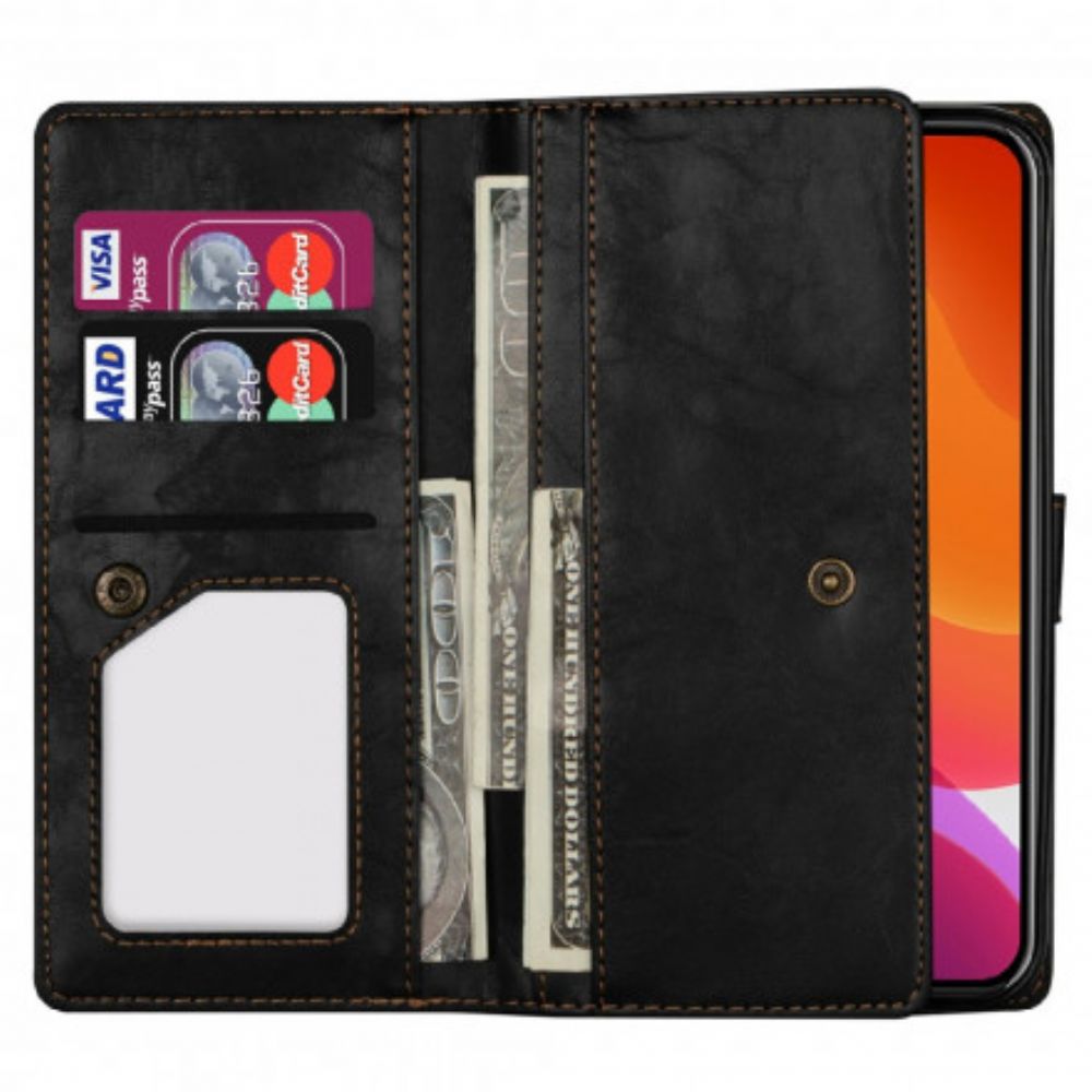 Folio-hoesje voor iPhone 13 Vintage Multifunctioneel