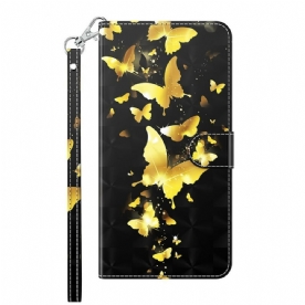 Folio-hoesje voor iPhone 13 Vlinders