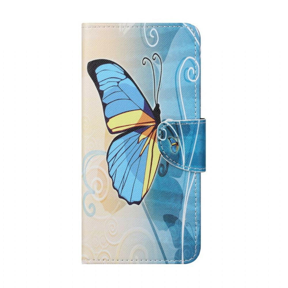 Folio-hoesje voor iPhone 13 Vlinders