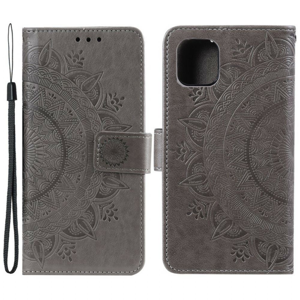 Folio-hoesje voor iPhone 13 Zon Mandala