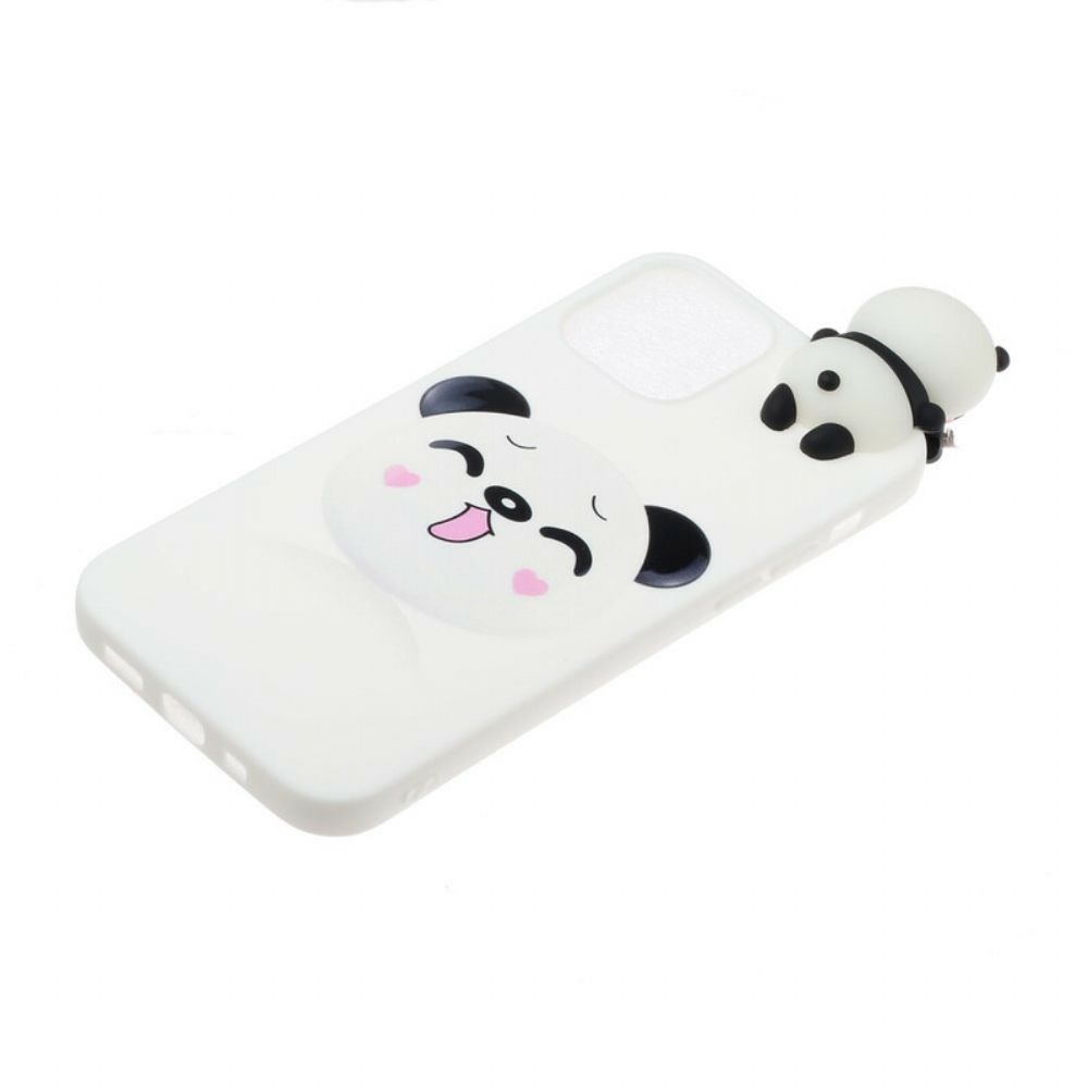 Hoesje voor iPhone 13 Cool Panda 3d