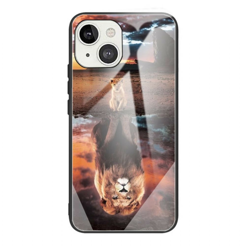 Hoesje voor iPhone 13 Cub Dream Gehard Glas