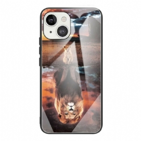 Hoesje voor iPhone 13 Cub Dream Gehard Glas