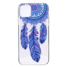 Hoesje voor iPhone 13 Dromenvanger Met Blauwe Veren