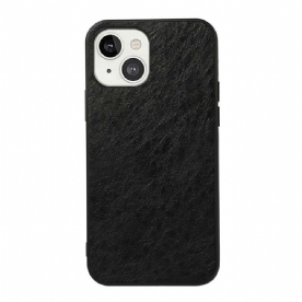 Hoesje voor iPhone 13 Elegance Leereffect