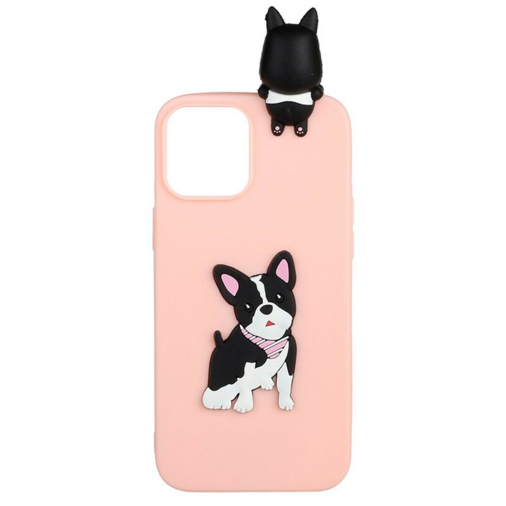 Hoesje voor iPhone 13 Flavian De Hond 3d