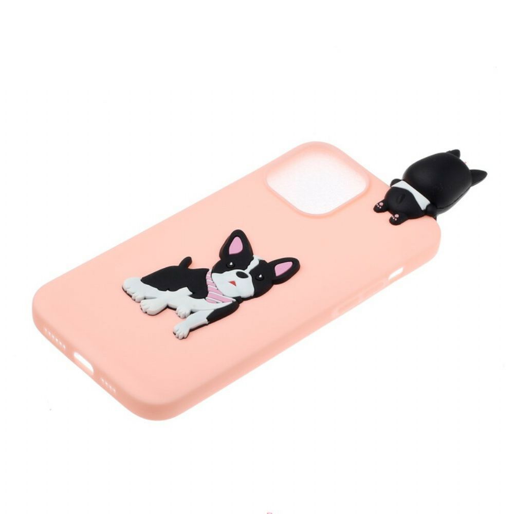 Hoesje voor iPhone 13 Flavian De Hond 3d