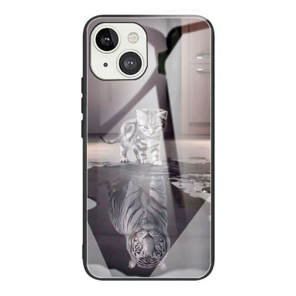 Hoesje voor iPhone 13 Kitten Dream Gehard Glas