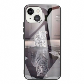 Hoesje voor iPhone 13 Kitten Dream Gehard Glas