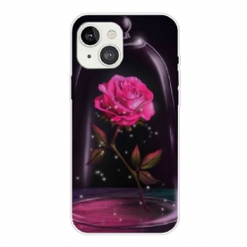 Hoesje voor iPhone 13 Magische Roos