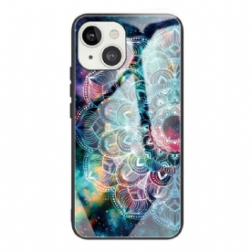 Hoesje voor iPhone 13 Mandala Van Gehard Glas