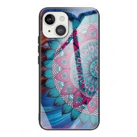 Hoesje voor iPhone 13 Mandala Van Gehard Glas