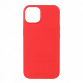 Hoesje voor iPhone 13 Matte Siliconen Mercury Goospery