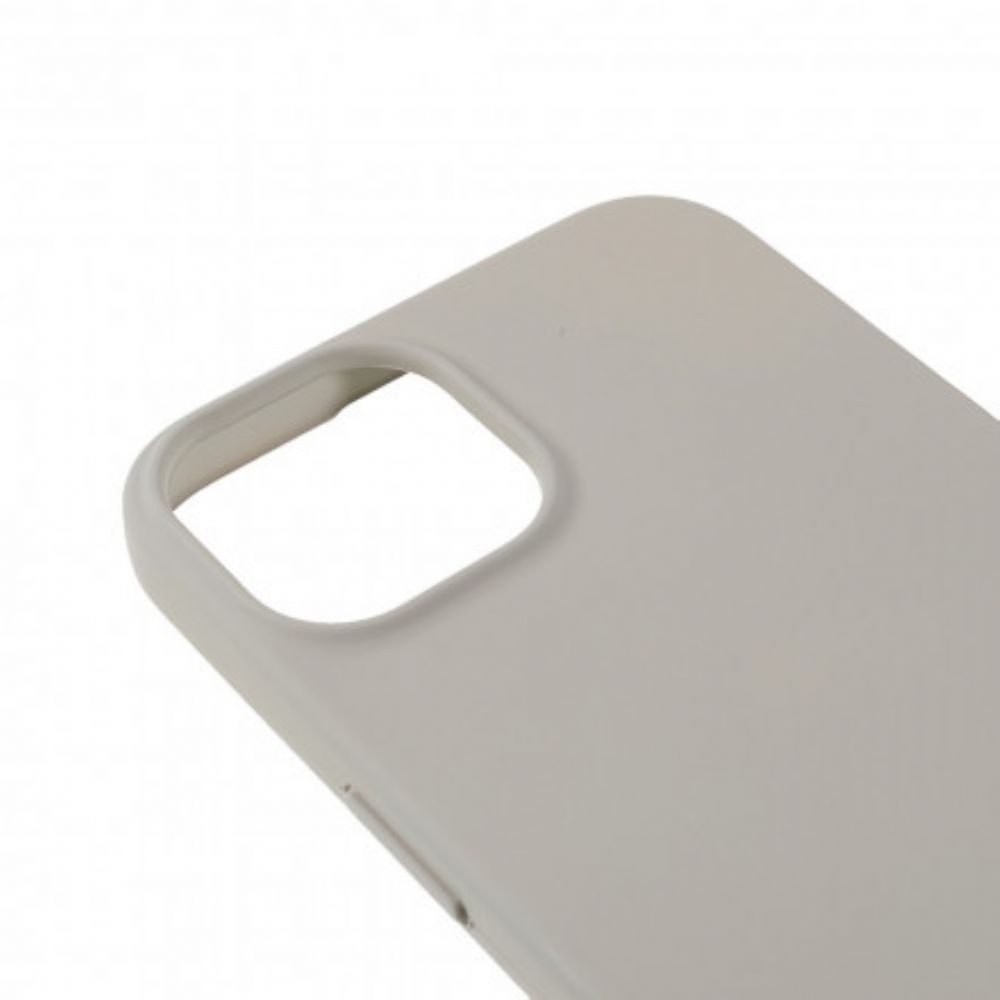 Hoesje voor iPhone 13 Matte Siliconen Mercury Goospery