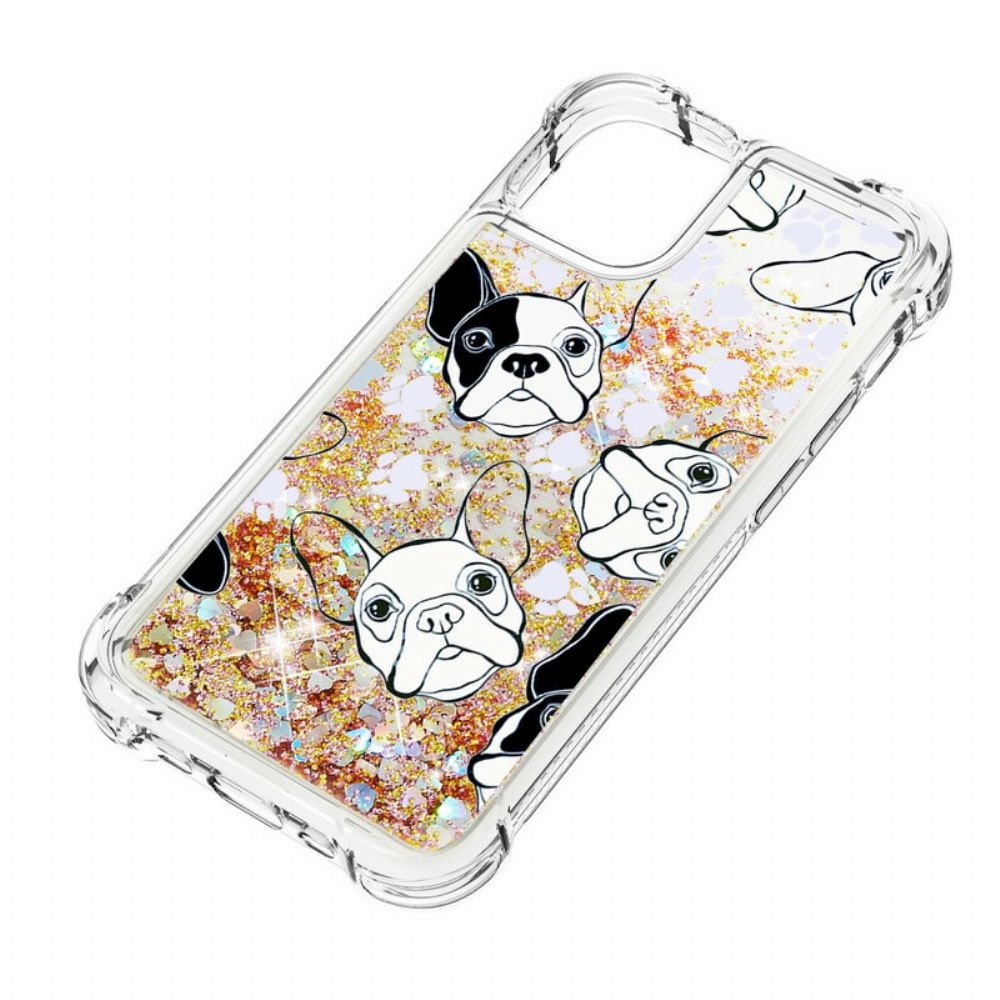 Hoesje voor iPhone 13 Meneer Glitterhond