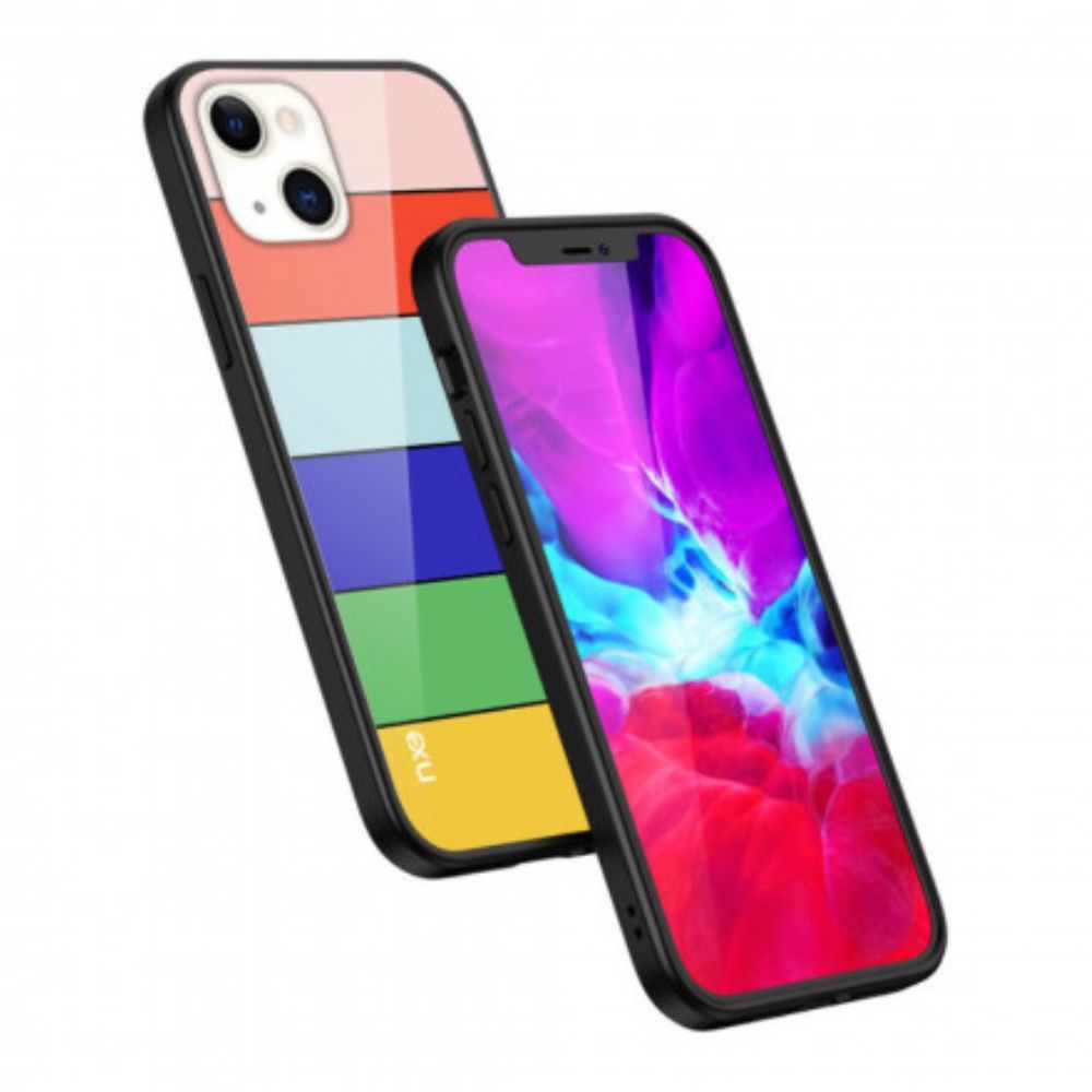 Hoesje voor iPhone 13 Nxe Rainbow-serie