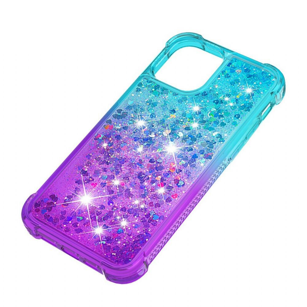 Hoesje voor iPhone 13 Pailletten Kleuren