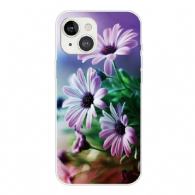 Hoesje voor iPhone 13 Realistische Bloemen